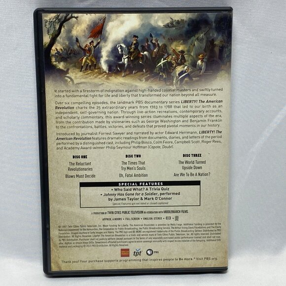 Liberty! The American Revolution 2015 DVD Set Documentary - Picture 2 of 5